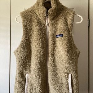 Tan Patagonia Fuzzy Vest